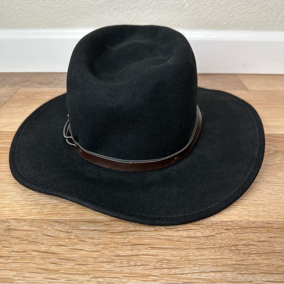 Dorfman Pacific Scala 100% Wool Black Western Hat, Size Medium - Picture 7 of 12